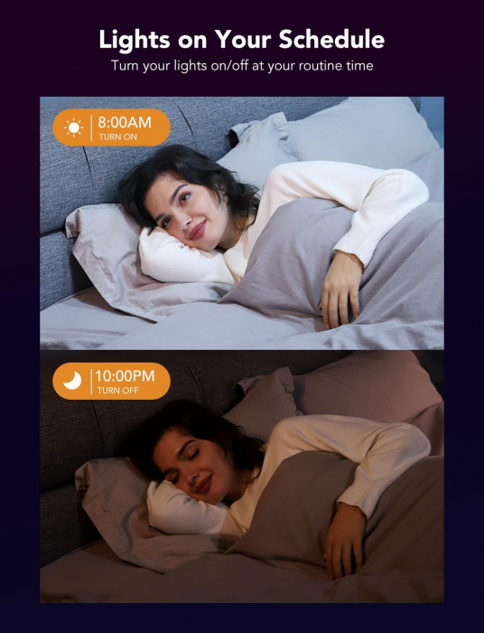 Set 2 spoturi incastrate LED Govee H601B Smart Recessed Lighting 4 Inch, RGBWW, 850 Lumeni, 11W [5]