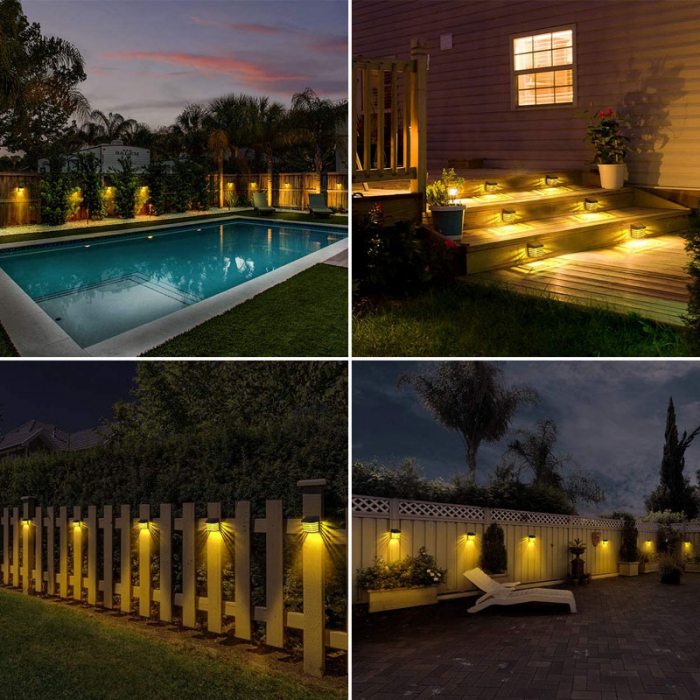 Lampa solara de perete LITOM LTCD283, lumina calda cu umbre [3]