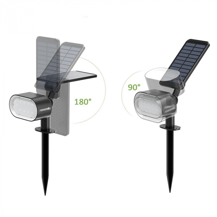 Set 2 lampi solare Novostella Inteligente,  Lumina rece si calda, Telecomanda [2]
