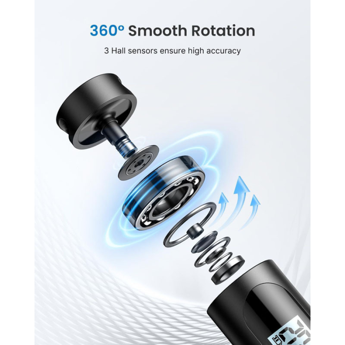 Set coarda pentru sarit Smart Renpho Q008, 3 moduri, Bluetooth, analiza datelor in aplicatie, LCD display [5]