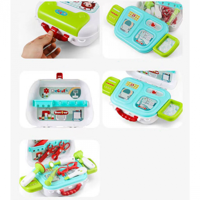 Set de joaca doctor Rovo 935A, trusa de doctor, 12 piese [4]
