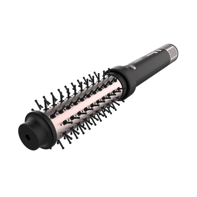 Perie rotativa 2 in 1 Cecotec Bamba InstantCare Curly AirFlow, Ondulator, Ceramica, Aer cald, Temperatura reglabila, rotire in ambele directii [3]