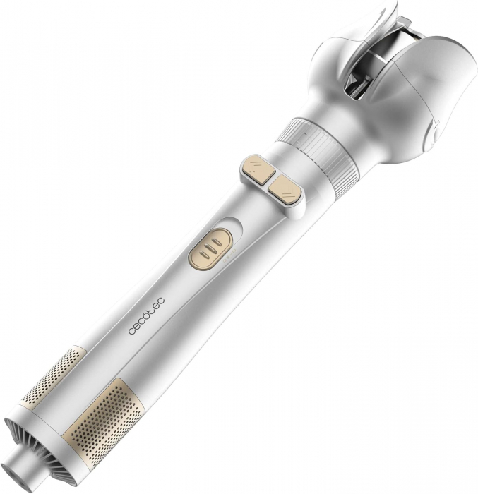 Set perie rotativa de par cu aer Cecotec CeramicCare 6in1 Gyro, 1100W, Uscator, Perie electrica, Ondulator [3]