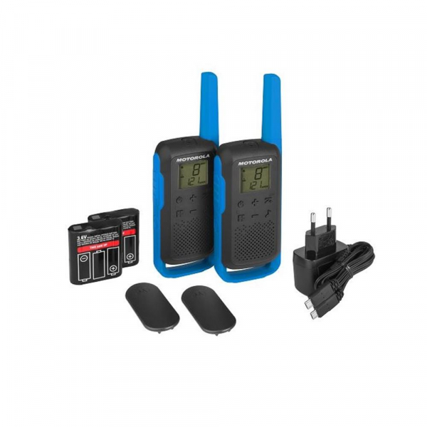 Statie radio PMR portabila Motorola TALKABOUT T62 BLUE, set cu 2 buc [2]