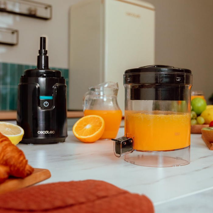 Storcator de citrice Cecotec Essential TowerAdjust Easy Steel, 140W, 0.35L [5]