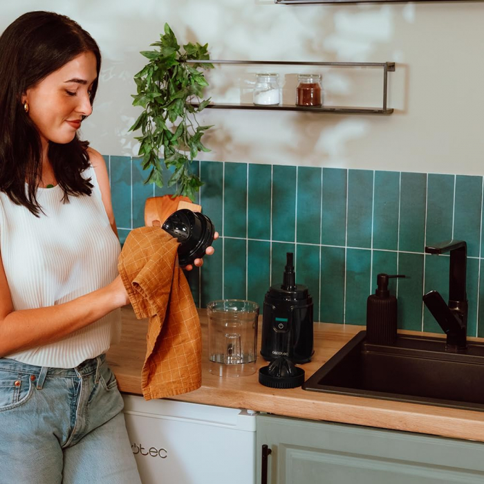 Storcator de citrice Cecotec Essential TowerAdjust Easy Steel, 140W, 0.35L [3]