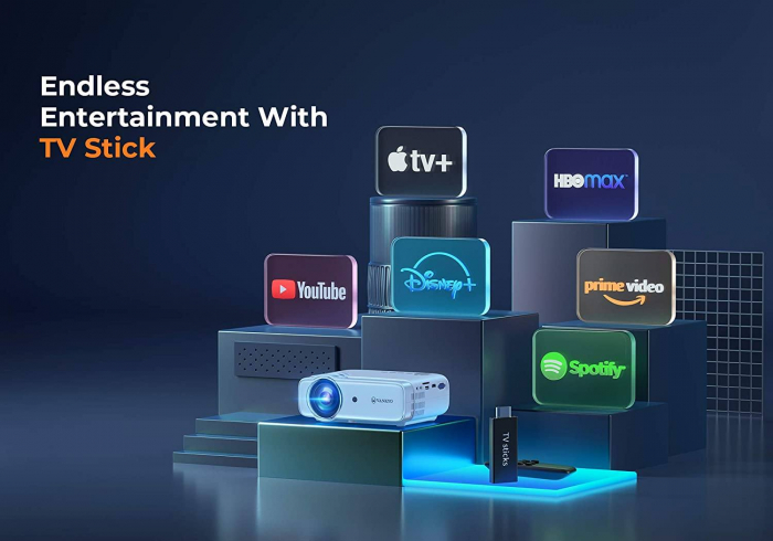 Videoproiector Vankyo  Leisure 430W, BassEdition, 4000 Lumeni, LED, HDMI, SD, AV, VGA, USB, Telecomanda, Cablu HDMI - Ambalaj prafuit [10]