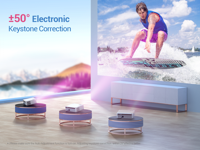 Videoproiector VANKYO Performance V630W, 6000 Lumeni,Wifi,  Native 1080p, LED, HDMI, VGA, AV, USB, Geanta de transport, Telecomanda, Cablu HDMI - Resigilat [6]