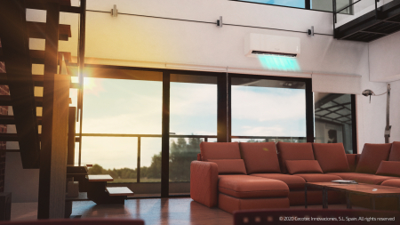 Aer conditionat Cecotec EnergySilence12000 AirClima Connected, 12000 BTU, Wifi, A++, 25 m2, Control dinTelefon, Incalzire, Dezumidificare, 5 moduri si 3 optiuni de operare cu 8 viteze [1]