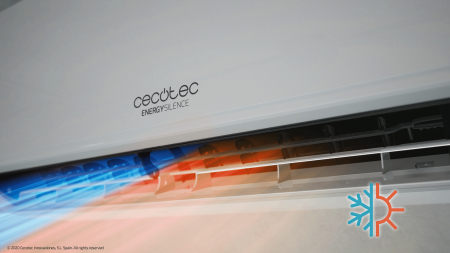 Aer conditionat Cecotec EnergySilence12000 AirClima Connected, 12000 BTU, Wifi, A++, 25 m2, Control dinTelefon, Incalzire, Dezumidificare, 5 moduri si 3 optiuni de operare cu 8 viteze [2]