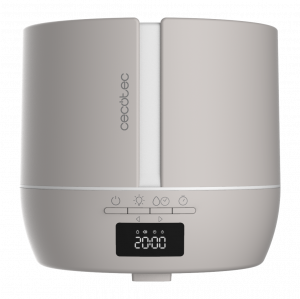 Difuzor aroma cu Ultrasunete Smart Cecotec PureAroma 550 Connected, control din Smartphone, 7 culori LED, boxa incorporata - Gri [1]