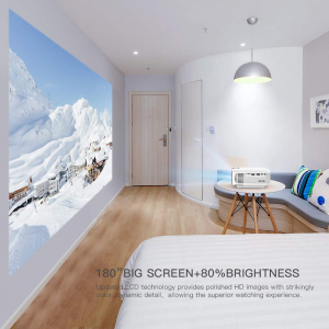 Videoproiector Apeman LC350, 3500 Lumeni, LED, HDMI, VGA, AV, USB, microSD [3]