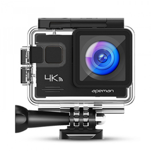 Camera video sport Apeman A79, 4K, Wi-Fi, HDMI, Accesorii incluse, waterproof 40m, 2-inch, 2 Acumulatori, Telecomanda [0]