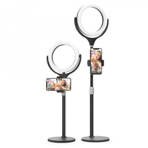 Lampa Circulara LED BlitzWolf BW-SL4 Make up Profesionala, Ring Light 64 Leduri cu Lumina Rece/Calda Tip Inel [2]