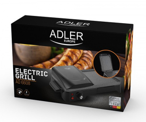 Gratar Grill Electric Adler AD 6608, Putere 2200W, Reglare Temperatura, Termostat [2]