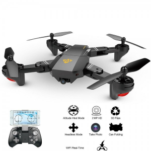 Drona Visuo XS809HW Camera 2Mp cu transmisie pe telefon, altitudine automata, brate pliabile [2]