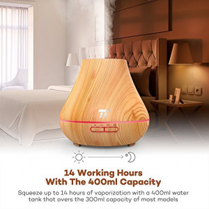 Difuzor Aroma terapie TaoTronics TT-AD004, 400ml, 13W, 14 ore [2]