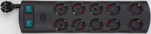Multipriza Brennenstuhl Primera-Line Technics 10 prize, Intrerupator, 2m, Negru [2]