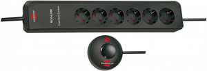 Prelungitor Brennenstuhl Eco-Line Comfort 6 prize, comutator, 2 m [0]