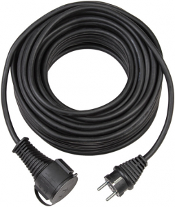 Prize - Prelungitoare - Sigurante - Cordon prelungitor Brennenstuhl, IP44, 5m, H05RR-F 3G1,5 - Negru