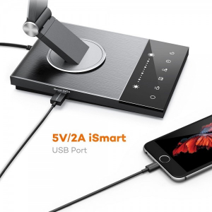 Lampa de birou LED TaoTronics TT-DL16, protectie ochi, control touch, 5 moduri, USB, lumina de noapte [5]