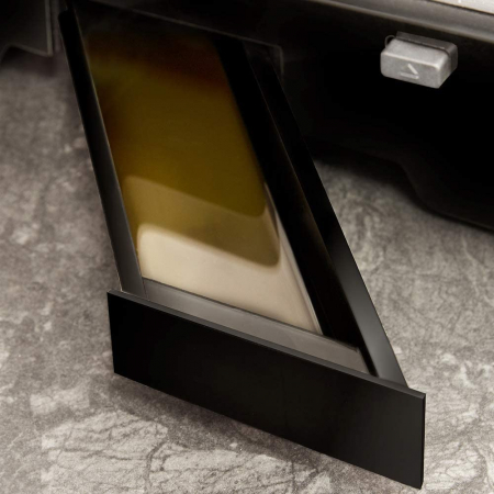 Gratar electric Cecotec Rock'nGrill Smart, 2000 W, placi ceramica RockStone 28.5x22.5 cm, deschidere 180 grade, 5 programe automate, Inox/Negru [2]