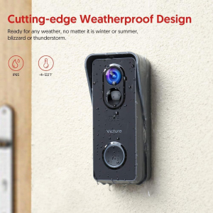 Sonerie Smart Victure VD300 Camera Wireless, 1080P HD, Motion Detection, Cnnvorbire bidirectionala, Wi-Fi Connected, Uunhi larg, Control aplicatie [7]