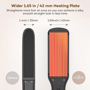 Placa de indreptat parul Anjou Professional Flat Iron AJ-PCA008, 230 grade, invelis ceramica [5]