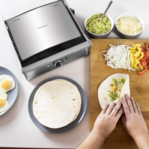 Gratar electric Cecotec 3 in 1 Rock'n Grill Pro , 2000 W, regulator de putere, piatra antiaderenta, gratar electric, plita si aparat de facut sandvisuri - Resigilat [5]