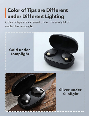 Casti wireless TaoTronics SoundLiberty 79 TWS, sunet puternic si clar,  Smart AI Noise Reduction Technology, 30 ore, IPX8, USB-C [7]