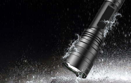 Lanterna SupFire C8-H, 15W, LED, 1500 lm, 4000 mAh, 5 moduri, rezistenta la apa, incarcare USB, Negru [1]