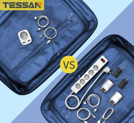 Adaptor Europe to UK Tessan TS-611, EU - UK, 2xUSB - 2,4A, 10A [1]