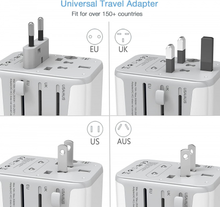 Adaptor International Tessan 633FC, 4xUSB - 3.4A, 10A, USB-C [1]