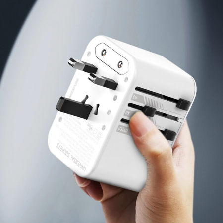 Adaptor priza international GaN LDNIO Z8, 1XUSB, 2XUSB-C, Incarcare rapida, 45W [5]