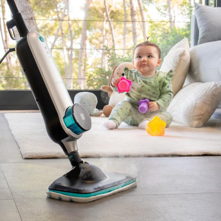 Mop cu aburi Cecotec HydroSteam 3030 Active, 1500 W, 0.33 l, Debit abur 30 g/min, 3 niveluri - Resigilat [8]