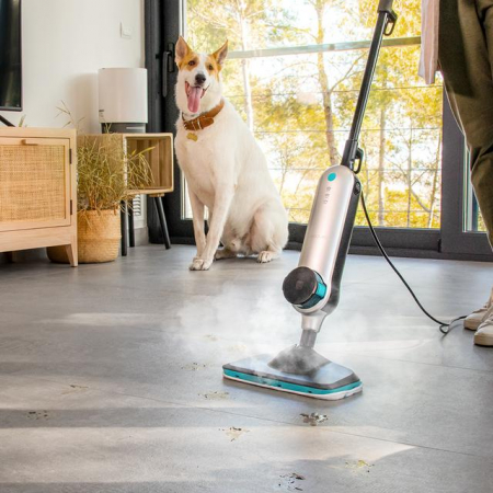 Mop cu aburi Cecotec HydroSteam 3030 Active, 1500 W, 0.33 l, Debit abur 30 g/min, 3 niveluri [2]