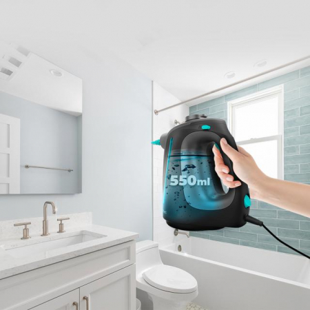 Aparat de curatat cu abur Cecotec Hydrosteam 1300 Rapid Max, 3 bari, 16 accesorii, putere 1350W, Debit de abur 32g/min [3]