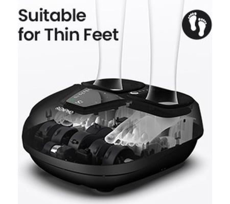 Aparat de masaj picioare Renpho RP-FM058R, Masaj Shiatsu, caldura, compresie aer cu 4 niveluri, temporizator, telecomanda [7]