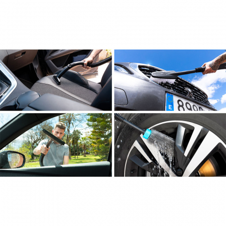 Aparat de spalat cu presiune si Aspirator 4in1 Conga Triton 5000 UltraClean & Car, 120 BAR, 360 L/h ,1500 W, 15 kPa, Accesorii incluse, [4]