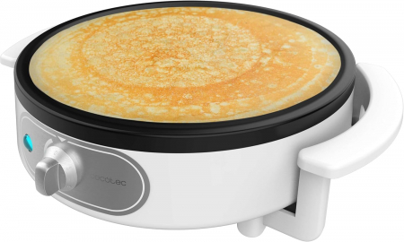 Preparare clatite si vafe - Aparat pentru preparat clatite Cecotec Fun Crepera,1200W, placa antiaderenta, 30,5cm