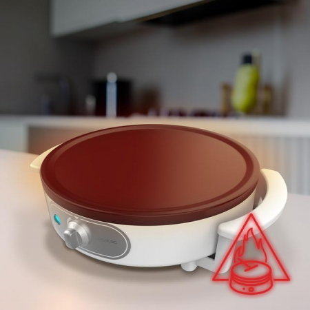 Aparat pentru preparat clatite Cecotec Fun Crepera,1200W, placa antiaderenta, 30,5cm - Resigilat [8]