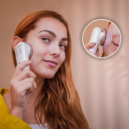 Aparat Pentru Tratament Facial si Intinerirea Pielii Cecotec Bamba FaceCare LightSonic , Masaj facial, EMS, Lumina albastra si rosie [7]