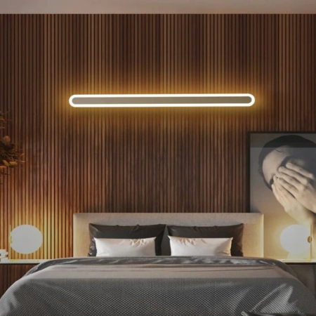 Aplica de perete LED Rovo 1356-60, 60CM, 24W, 3 setari de lumina, 3000K/4000K/6000K, Alb [6]