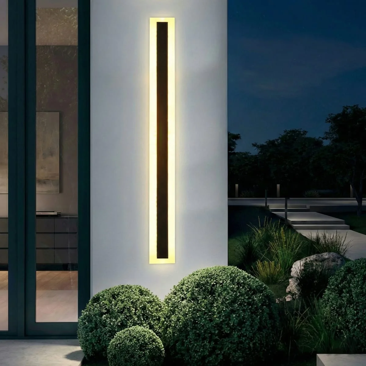 Aplica de perete LED Rovo 2835-120, Exterior/Interior, 120CM, 36W, Lumina calda, IP65 [7]