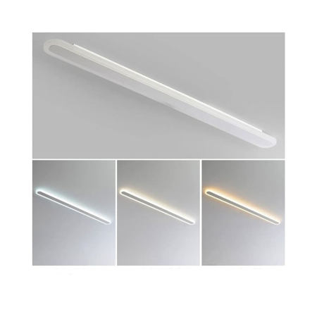 Aplica de perete LED Rovo 1356-60, 60CM, 24W, 3 setari de lumina, 3000K/4000K/6000K, Alb [5]