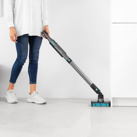 Matura electrica aspirator de mana 2 in1 Cecotec 2100 Twice Max, perie dubla, 20 kPa, 210 W, 45 minute, accesorii incluse [3]
