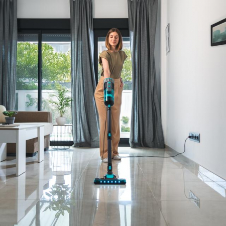 Aspirator vertical Cecotec Conga 700 PowerHead, Perie motorizata, Putere 615W, 18000 Pa, Rezervor 500ml - RESIGILAT [2]