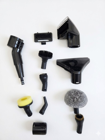 Aspirator cu Spalare si Abur Rovotec EASY WASH, 1700W, Curatare cu apa rece/calda, Abur, 9 accesorii, 15K Pa, Autocuratare, Eliminare Bacterii, Acarieni, Canapea, Mocheta, Geamuri, Bucatarie, Auto, [11]