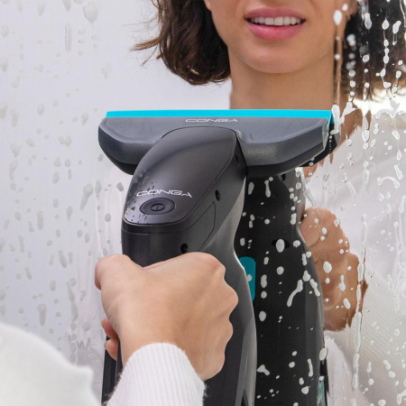 Aspirator de curatat geamuri Cecotec  3in1 Conga Popstar Glass Titanium 100 ml, 40 Min [7]