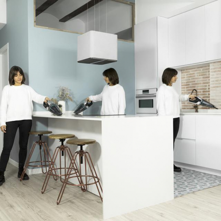 Aspirator de mana Cecotec Conga Immortal ExtremeSuction, 75W, 5.5 kPal, Baterie Li-Ion 11.1 V, 2200 mAh, autonomie 20 min [5]